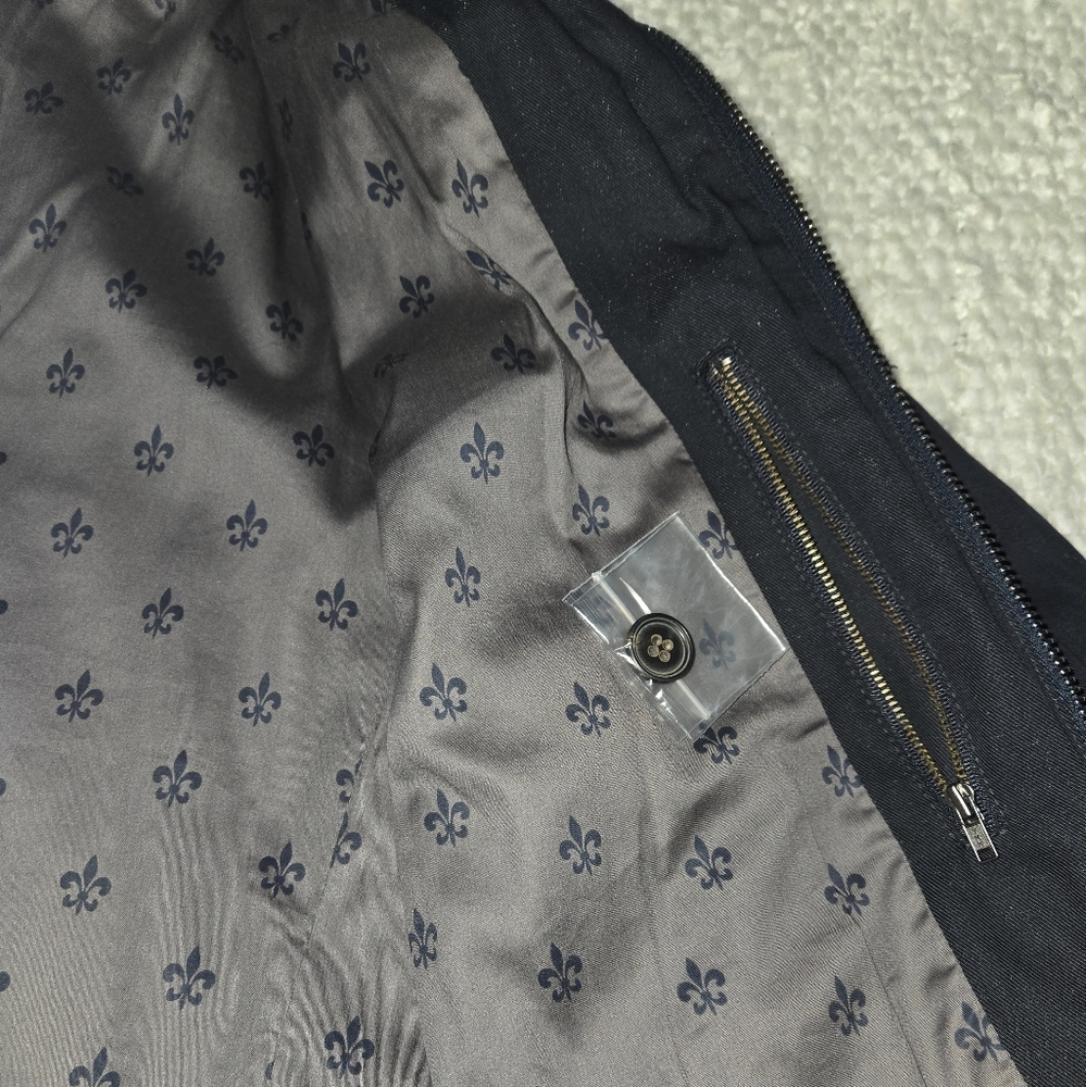 JOHN VARVATOS Mens Dark Navy Blue Utility Field Jacket Sz EU 52 / US 42 (Large) - Picture 13 of 16